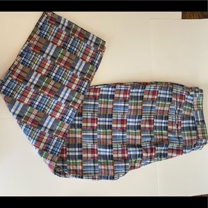 Saddlebred men’s plaid cotton slacks 40x30